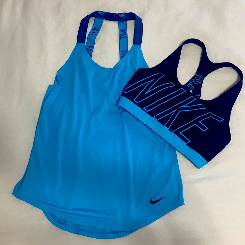 tank was $35 & Nike sport bra was $25.